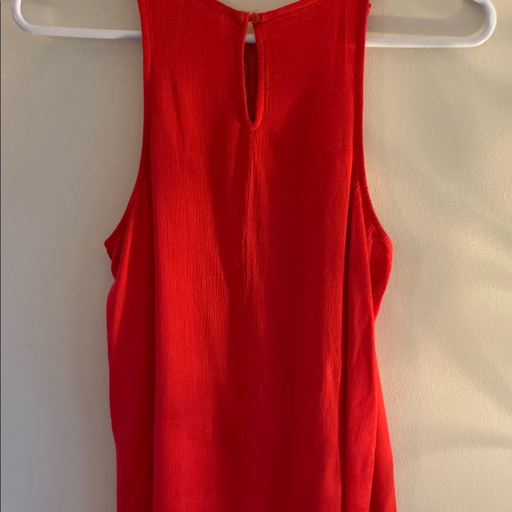 RED BEAUTIFUL TANK BLOUSE - Picture 3 of 4